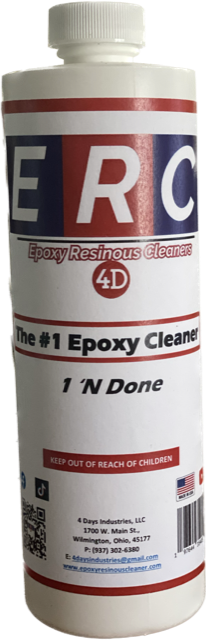The Best Cleaner for Epoxy Garage Floors - ERC 1 'N Done – Epoxy ...