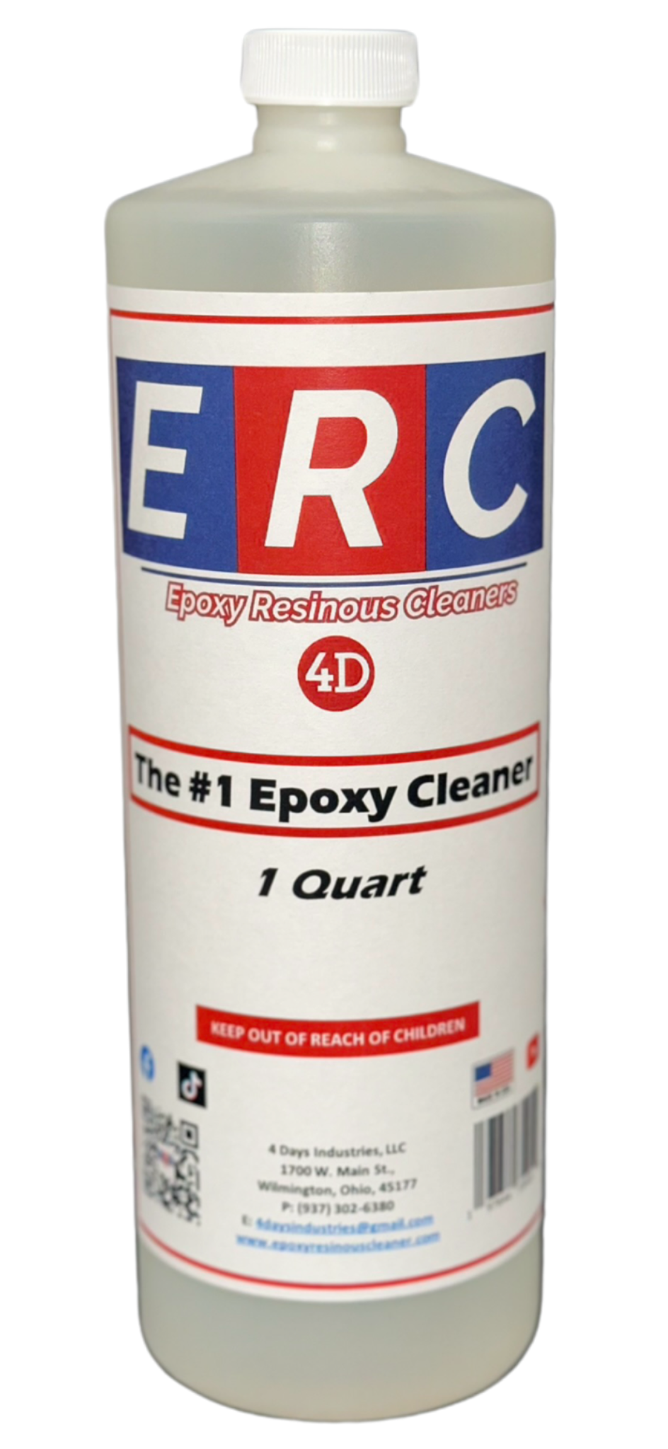 ERC - 1 Quart – Epoxy Resinous Cleaner